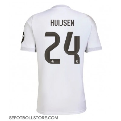 Real Madrid Dean Huijsen #24 Replika Hemmatröja 2025-26 Kortärmad Real Madrid Dean Huijsen #24 Replika Hemmatröja 2025-26 Kortärmad